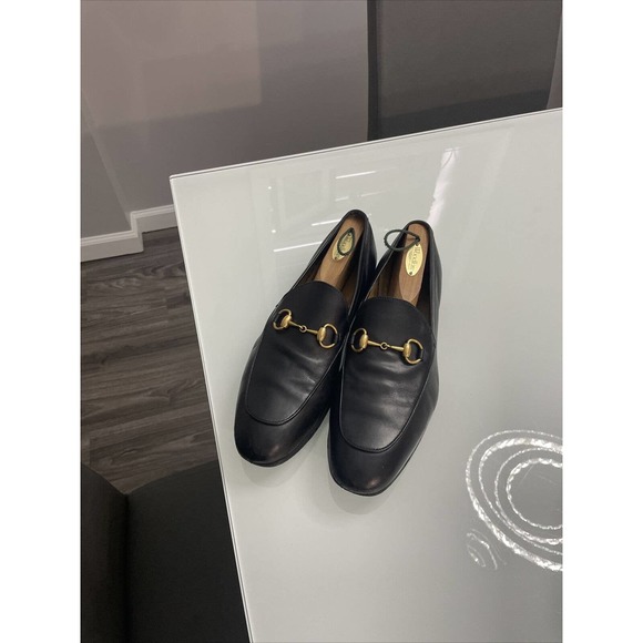 GUCCI Jordaan Horsebit Leather Loafers - Black - 9.5 US / 8.5 UK main image 4